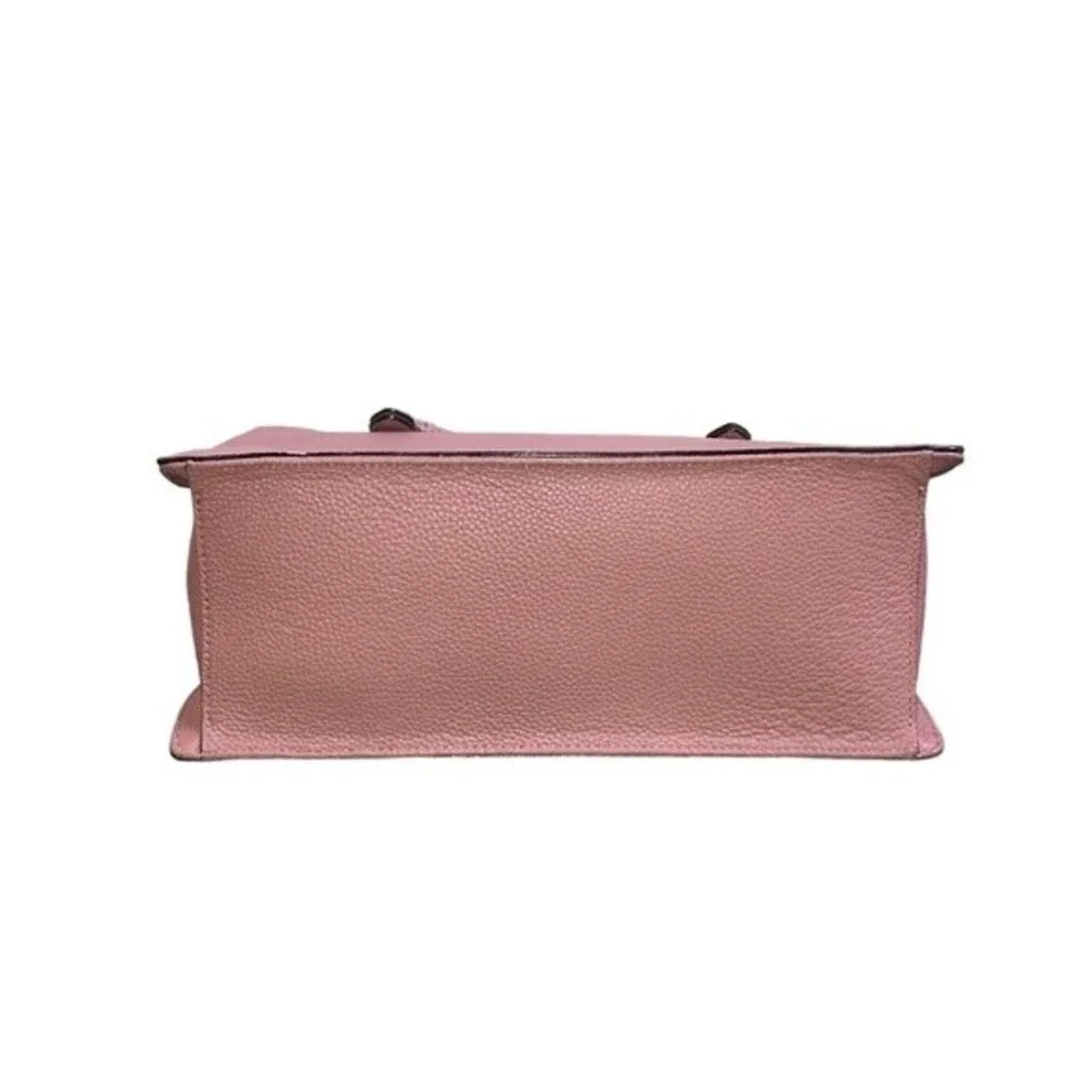 Kate Spade Mulberry Street Lise Satchel Rose Leather Convertible Crossbody Bag
